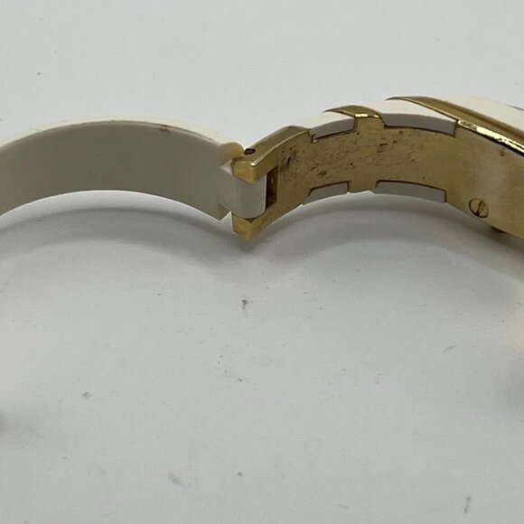 Chunky Vintage Quartz Oblong Geneva Cuff Watch - Picture 7 of 9